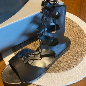 Vince high ankle gladiator sandals